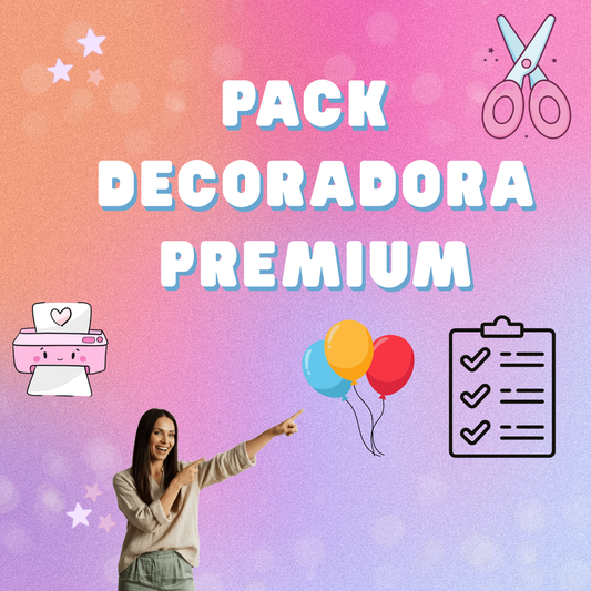 🎈 PACK DECORADORA PREMIUM